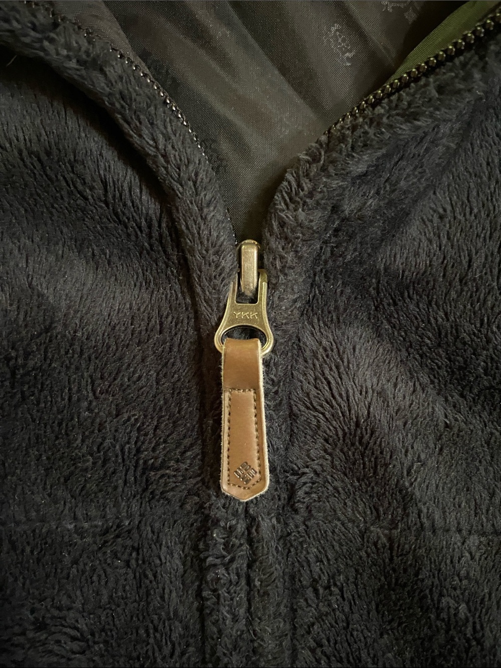 Columbia Women’s Black Fleece Vest with Zip Closure - Picture 3 of 5